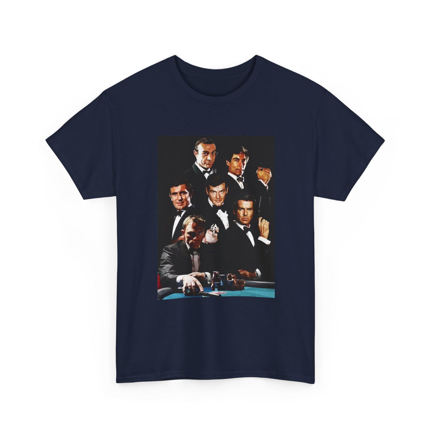 James Bond T-shirt Vintage Bond Collection Merch Unisex Heavy Cotton Tee