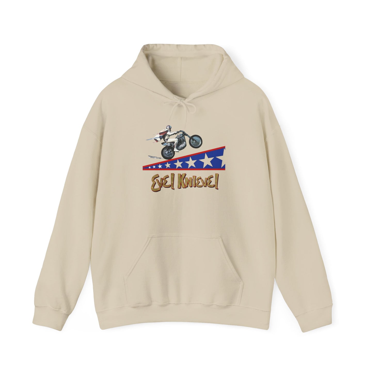 Evel Knievel Motorcycles Graphic Hoodie Unisex Heavy Blend™ Hooded Sweatshirt