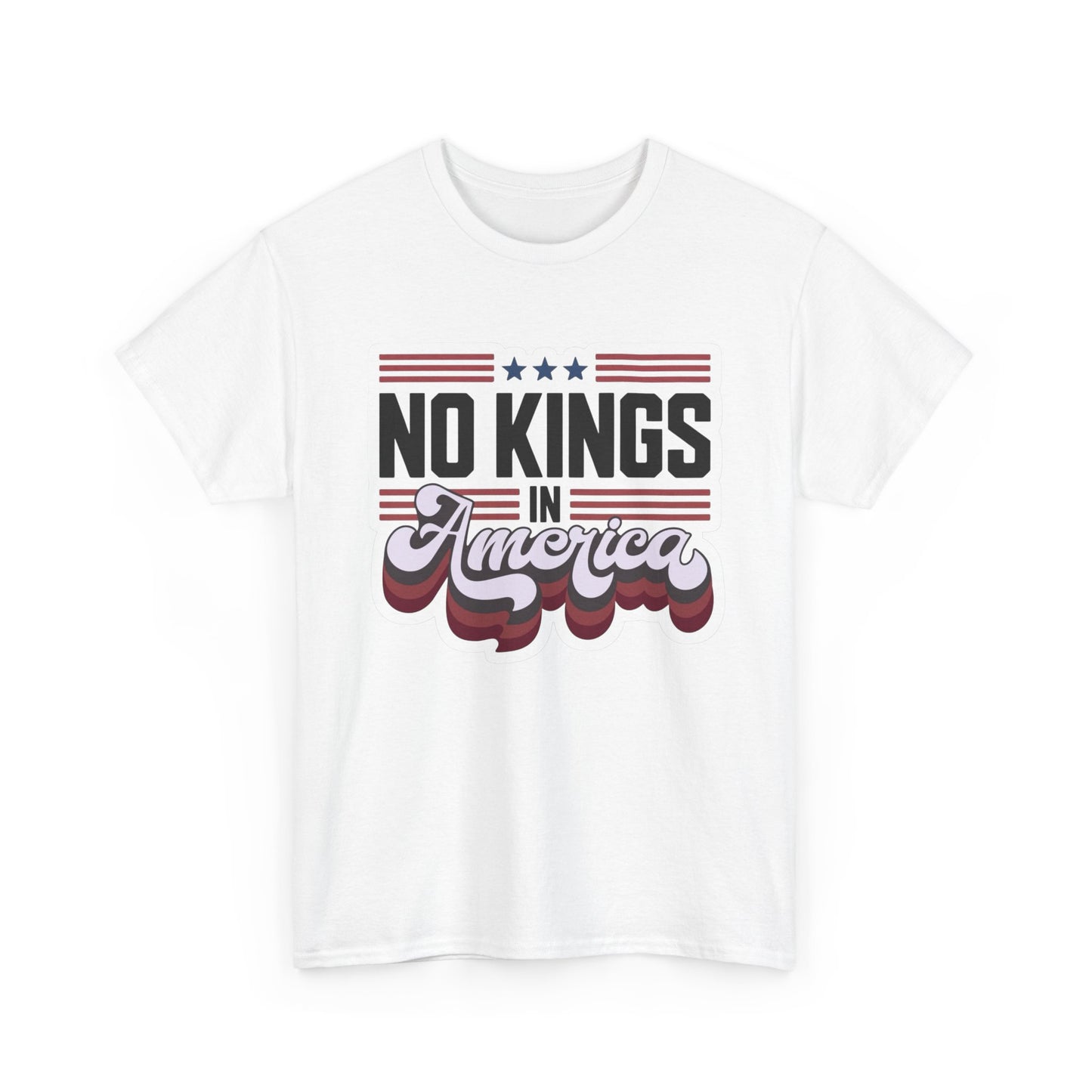 No Kings In America Graphic T Shirt NEW ADULT Tee