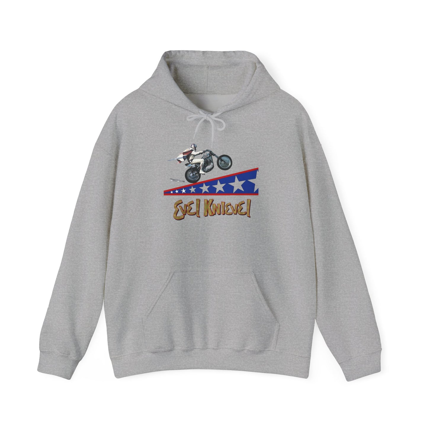Evel Knievel Motorcycles Graphic Hoodie Unisex Heavy Blend™ Hooded Sweatshirt