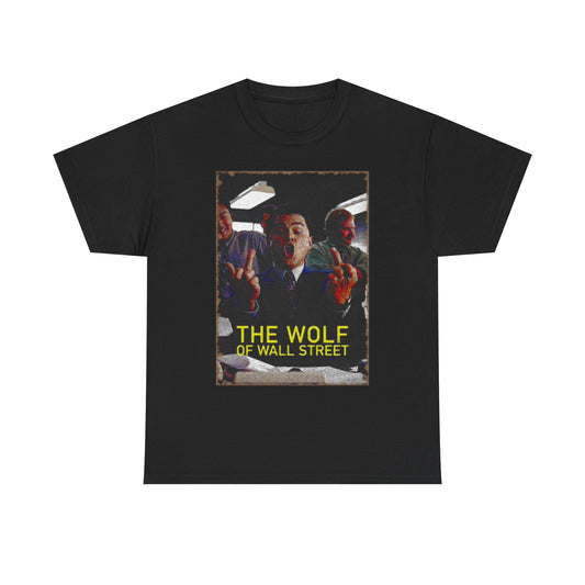 The Wolf Of Wall Street T Shirt BRAND NEW Apparel Unisex Heavy Cotton Tee 1