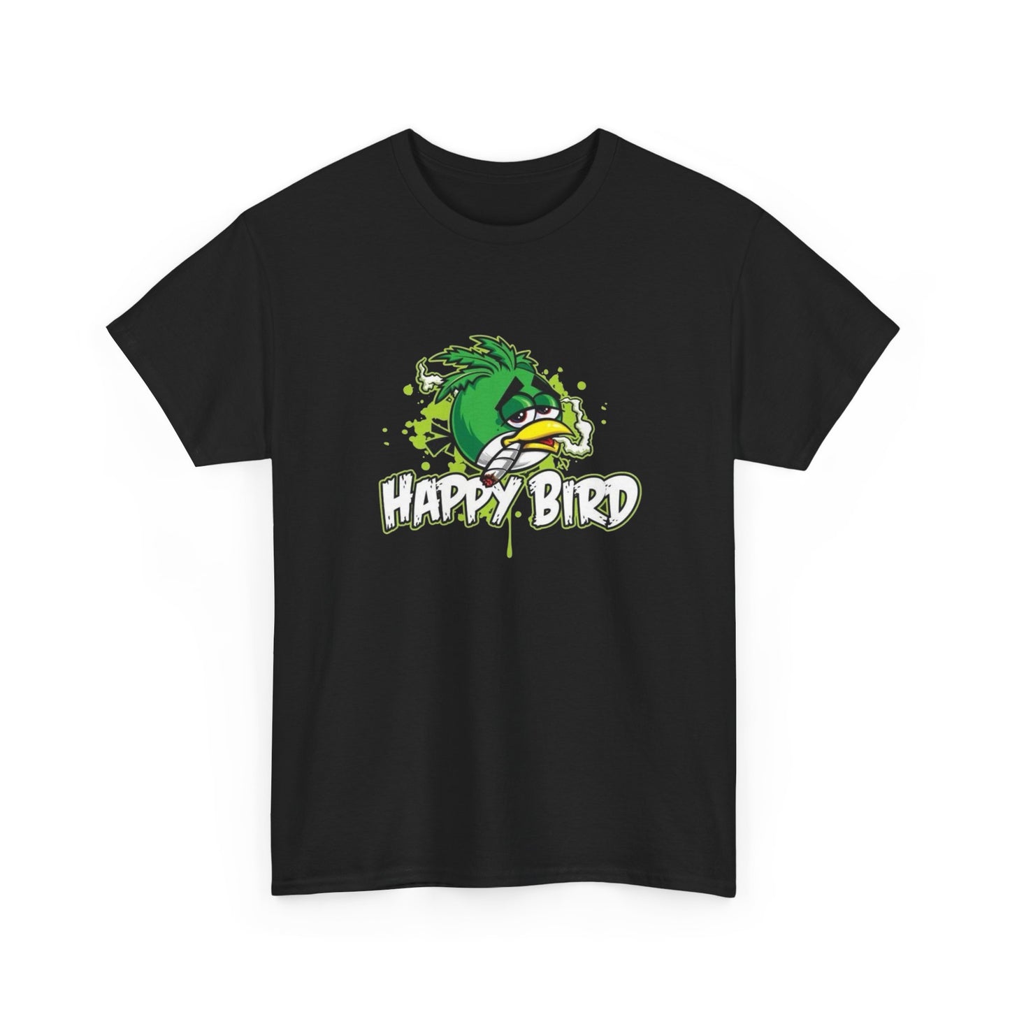 Happy Bird 420 Funny Graphic T Shirt S-5XL Unisex Cotton