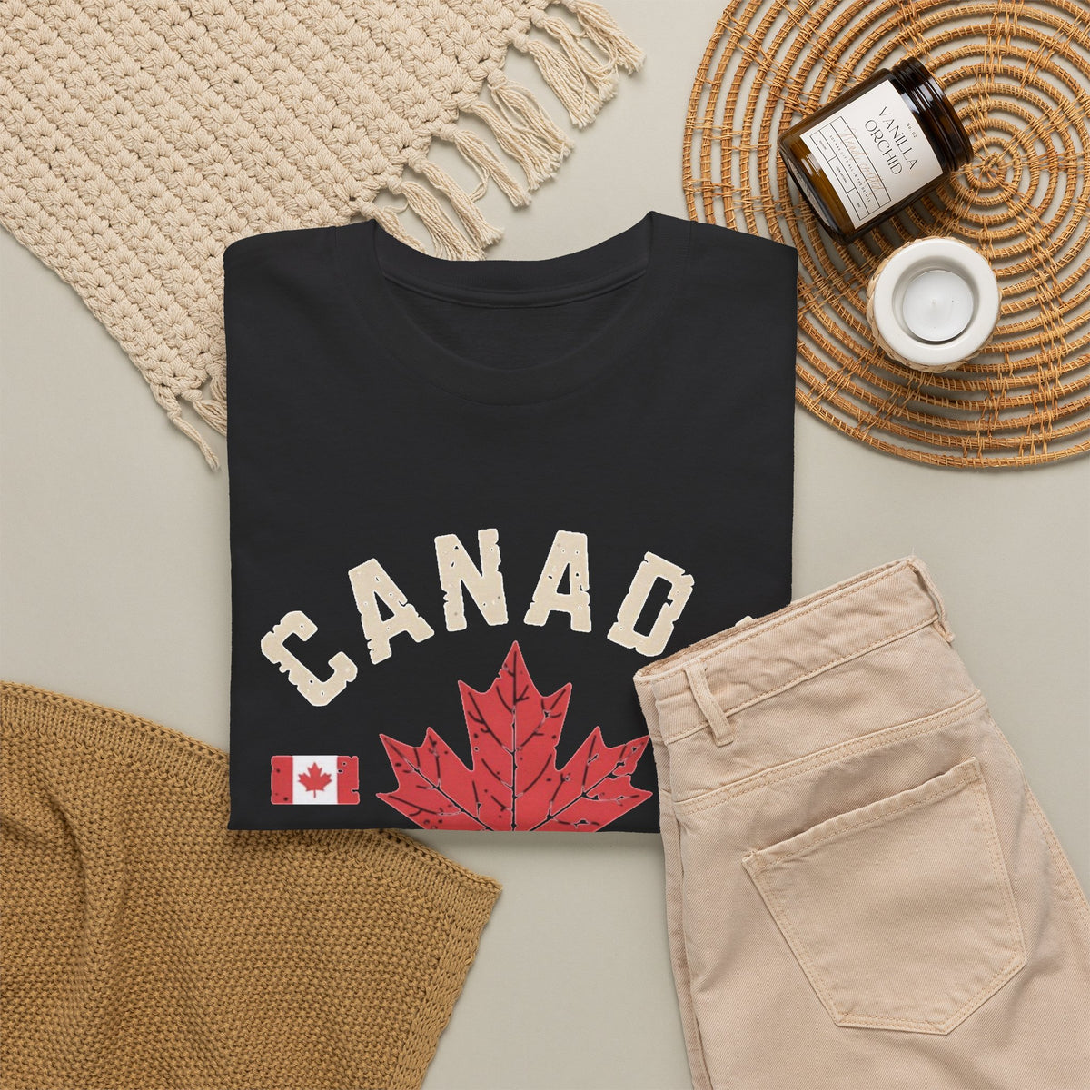 Canada Maple Leaf Est. 1867 T-Shirt Men's Graphic Tee