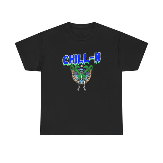 Chillin Graphic T Shirt NEW Adult Unisex Heavy Cotton Tee