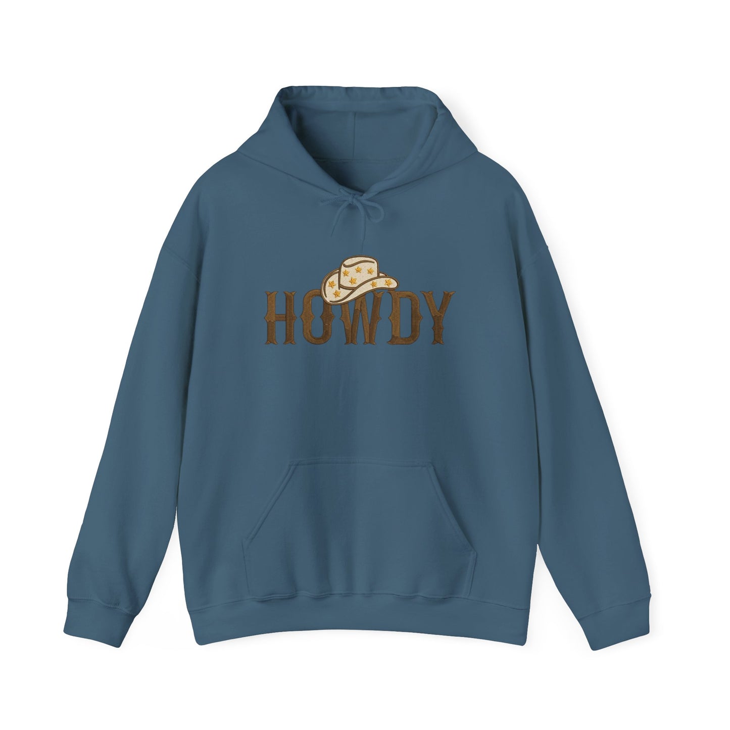 Howdy Cowboy Graphic Hoodie NEW Heavy Blend™ Hooded Sweatshirt