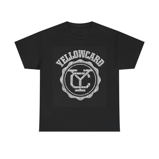 YellowCard Tshirt Vintage Punk Rock Band Retro California Unisex Heavy Cotton