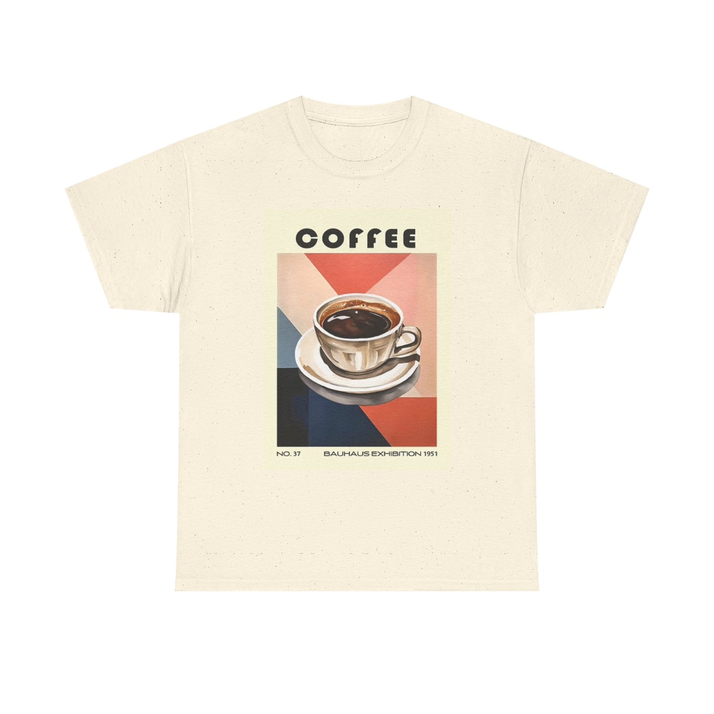 Coffee Graphic T Shirt Retro Poster Unisex Heavy Cotton Tee