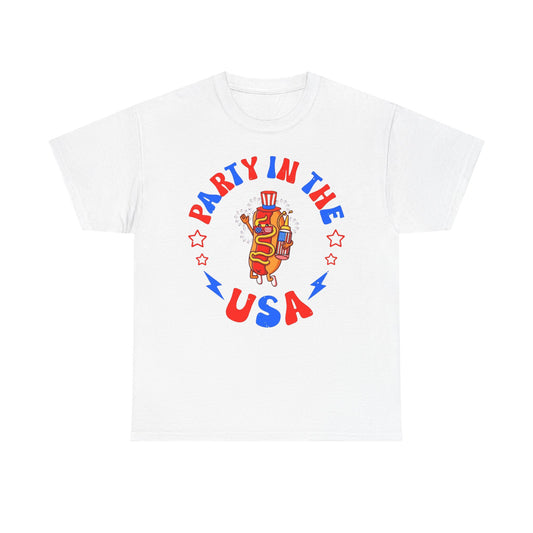Party In The USA America Graphic T Shirt ADULT NEW