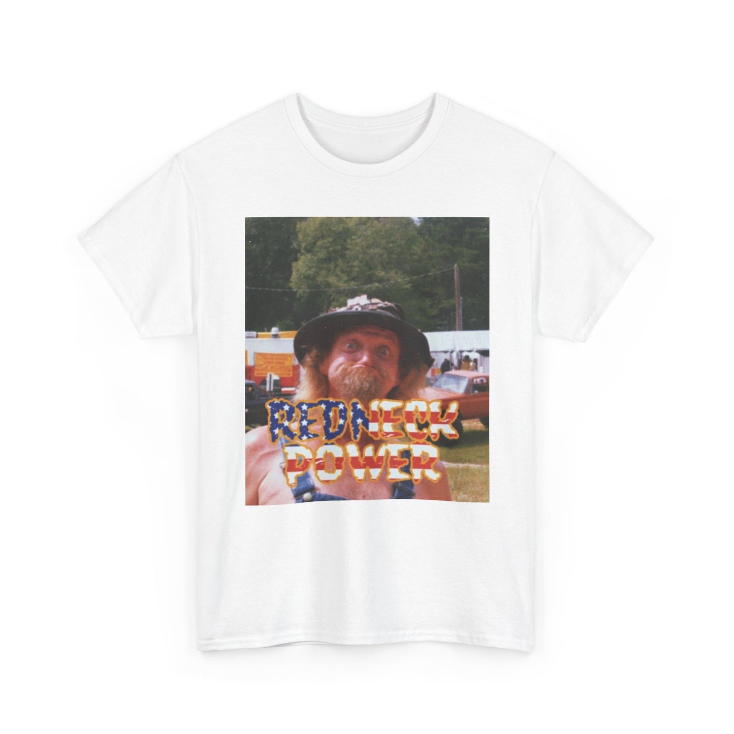 Redneck Power Funny Graphic T Shirt NEW Unisex Heavy Cotton Tee