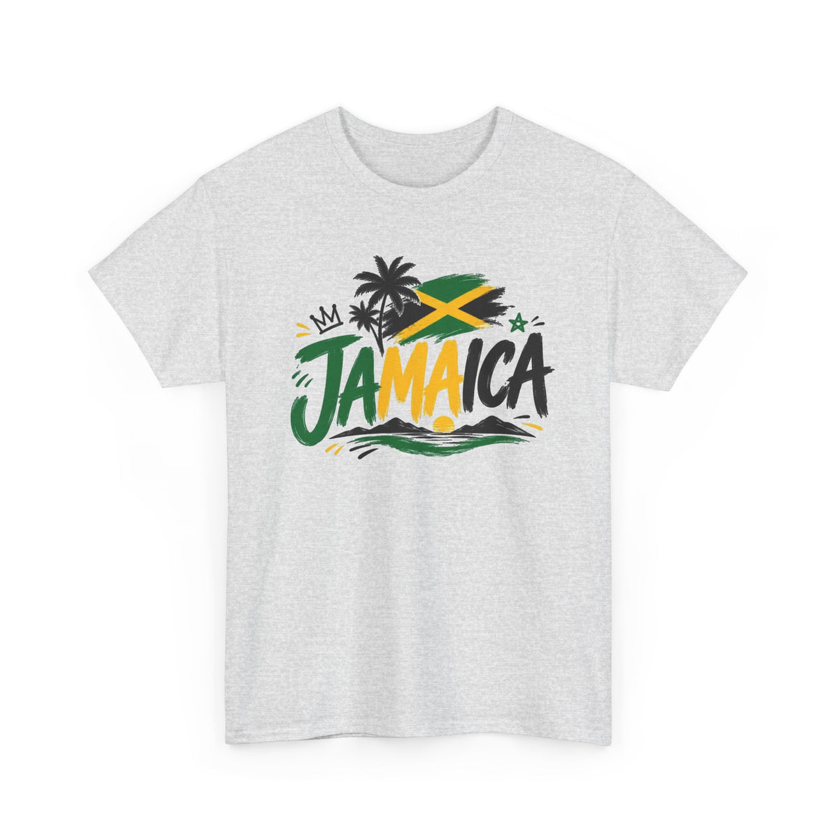 Jamaica Graphic T Shirt Men's Retro Travel Islands Heavy Cotton Tee