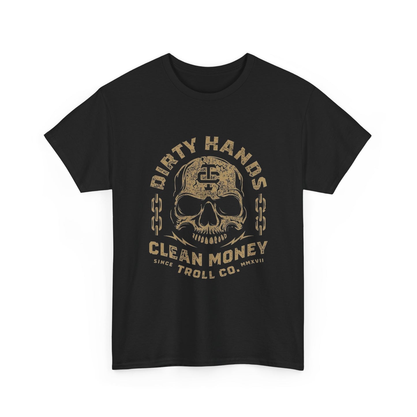 Dirty Hands Clean Money Graphic T Shirt Unisex Heavy Cotton Tee NEW