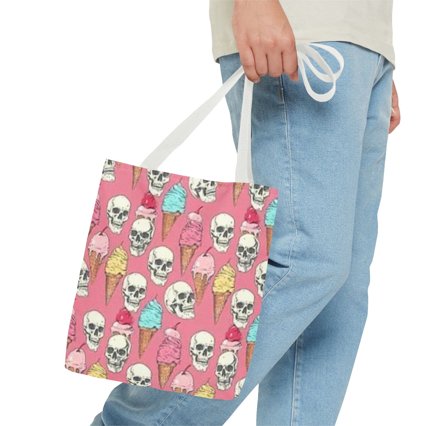 Ice Cream Checkered All Over Print BRAND NEW Purse Pocketbook - Travel Tote Bag