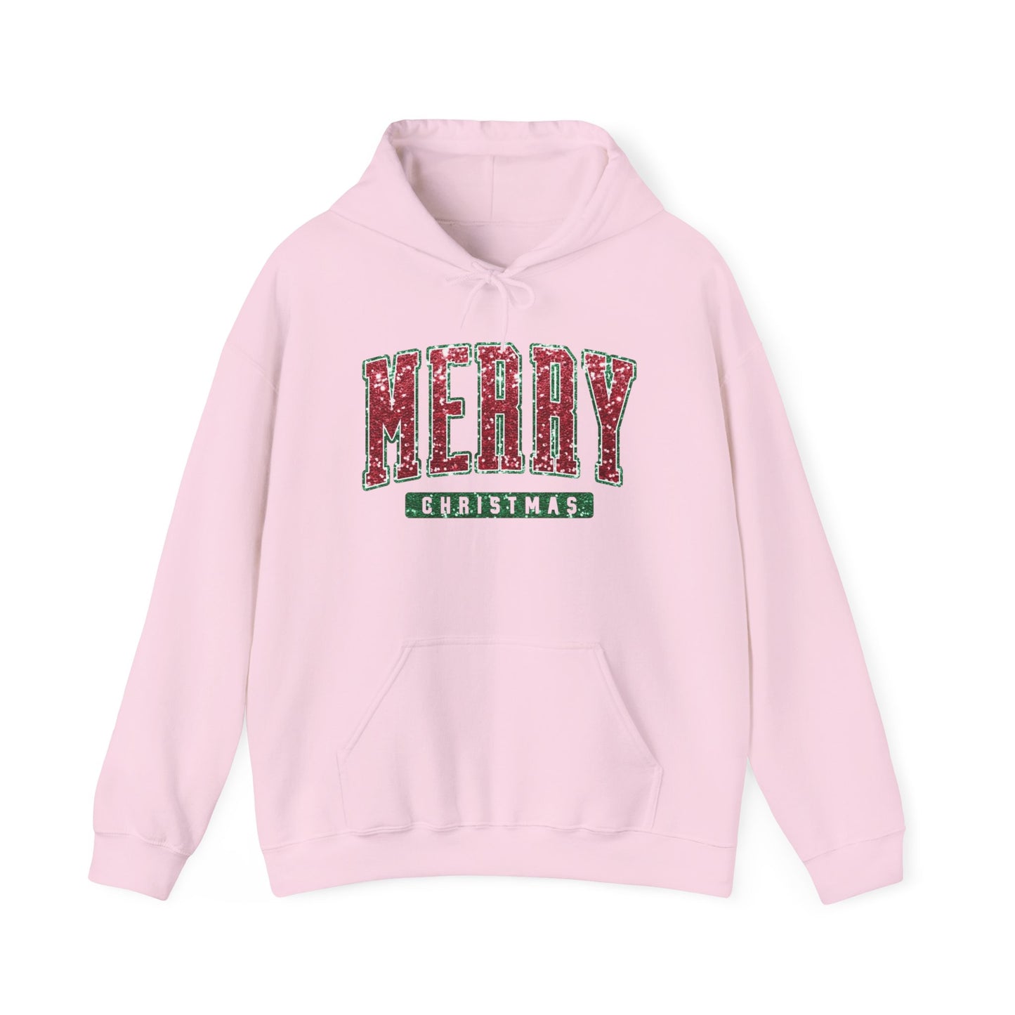 Merry Christmas Festive Graphic Hoodie Unisex Heavy Blend™ Hooded Sweatshirt NEW