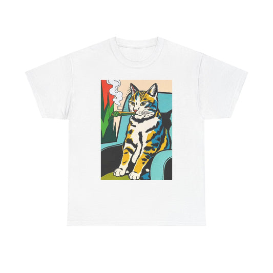 Cat Nip T Shirt Funny Pot Joint Graphic Kittens Unisex Heavy Cotton Tee