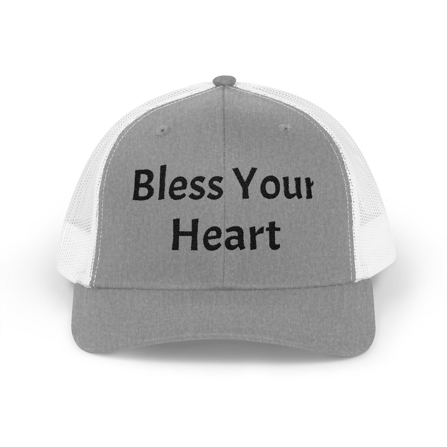 Bless Your Heart Hat Southern Charm Funny Snapback Trucker Cap