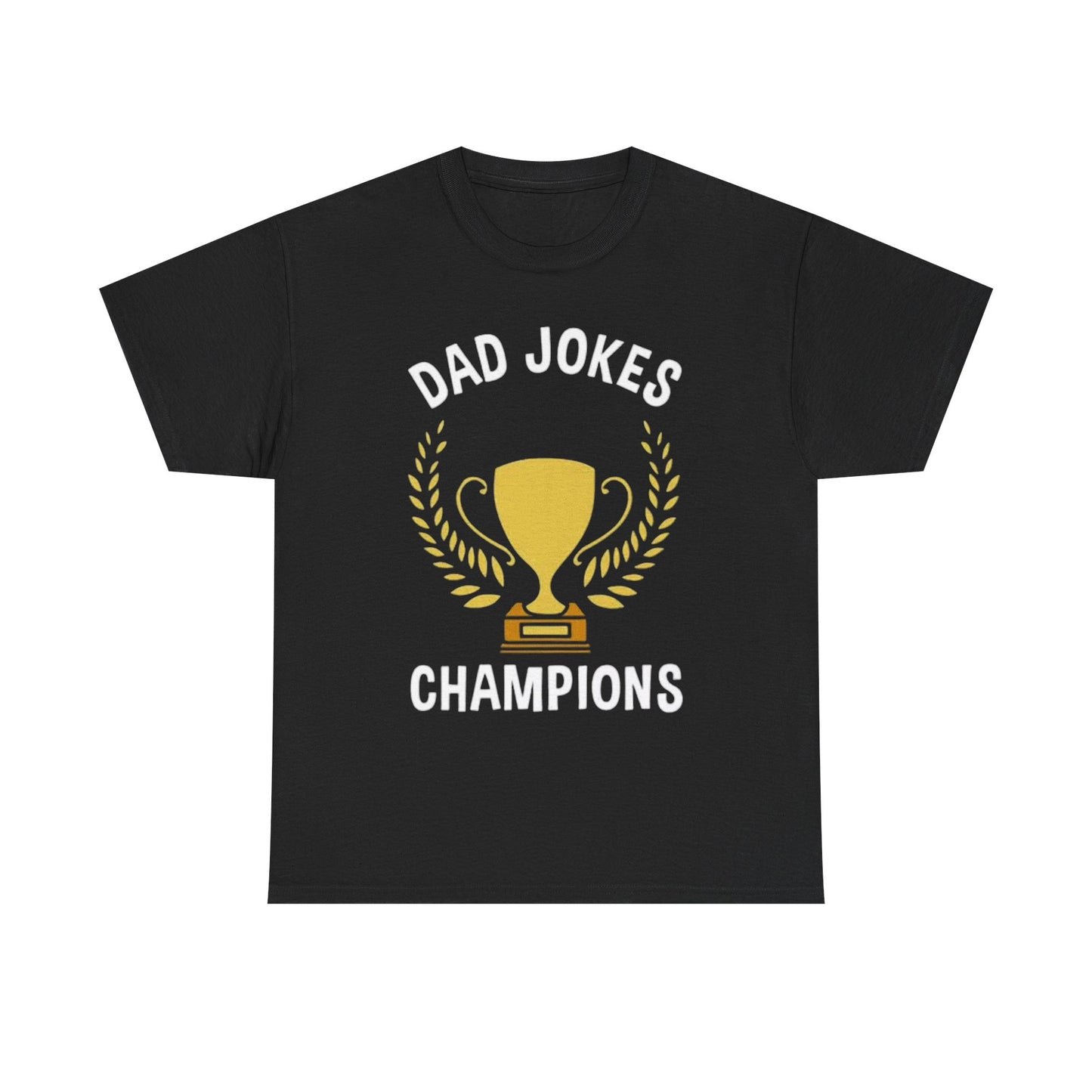Dad Jokes Champion T SHIRT Retro Funny Jokes GIFT Unisex Heavy Cotton Tee