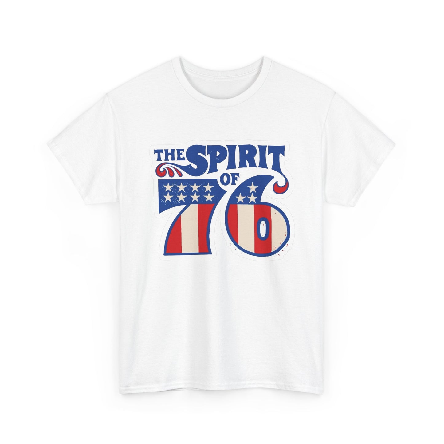 The Spirit Of 1976 Graphic T Shirt NEW Unisex Heavy Cotton Tee