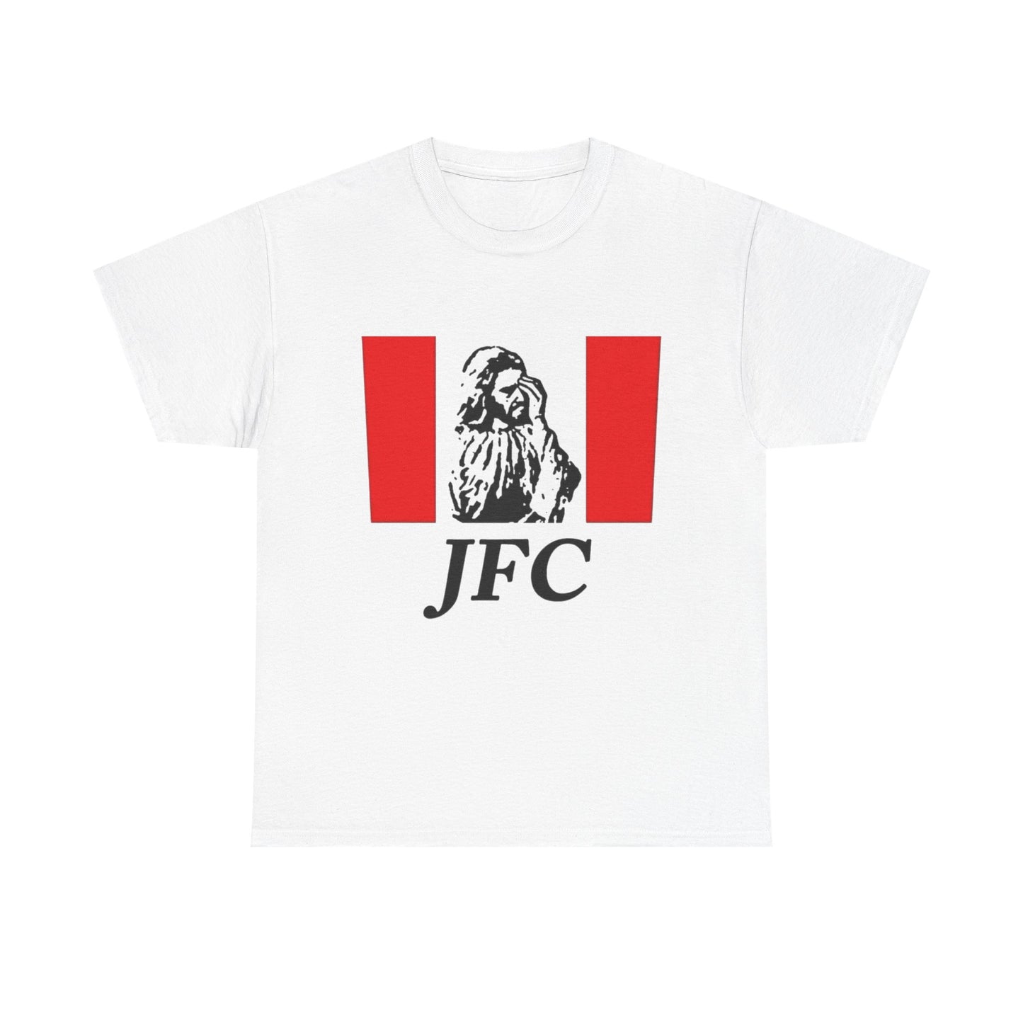 JFC Funny Jesus Jokes Graphic T Shirt Unisex Heavy Cotton Tee