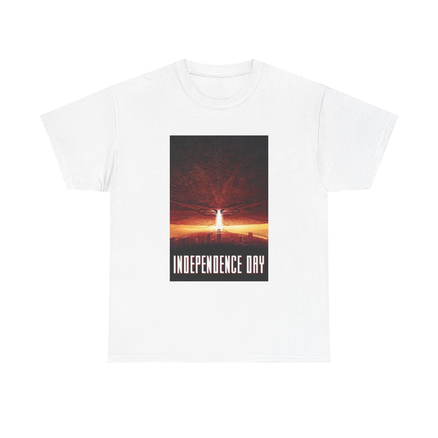 Independence Day Tshirt Vintage Retro Movie Poster Aliens Will Smith 90s Unisex