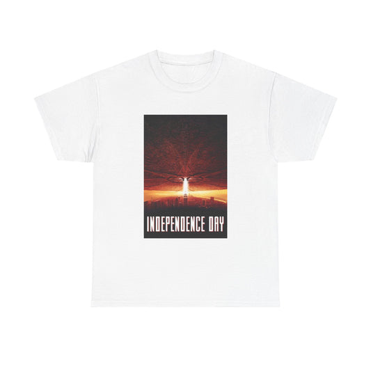 Independence Day Tshirt Vintage Retro Movie Poster Aliens Will Smith 90s Unisex