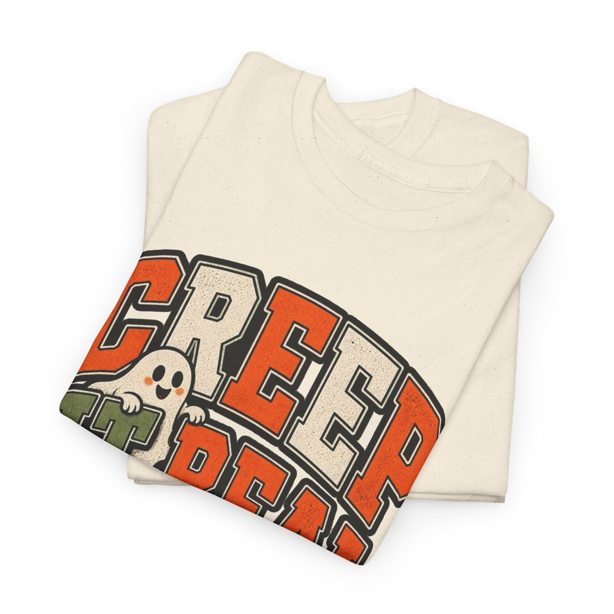 Creep It Real Ghost Graphic T-Shirt Men's Graphic Tee