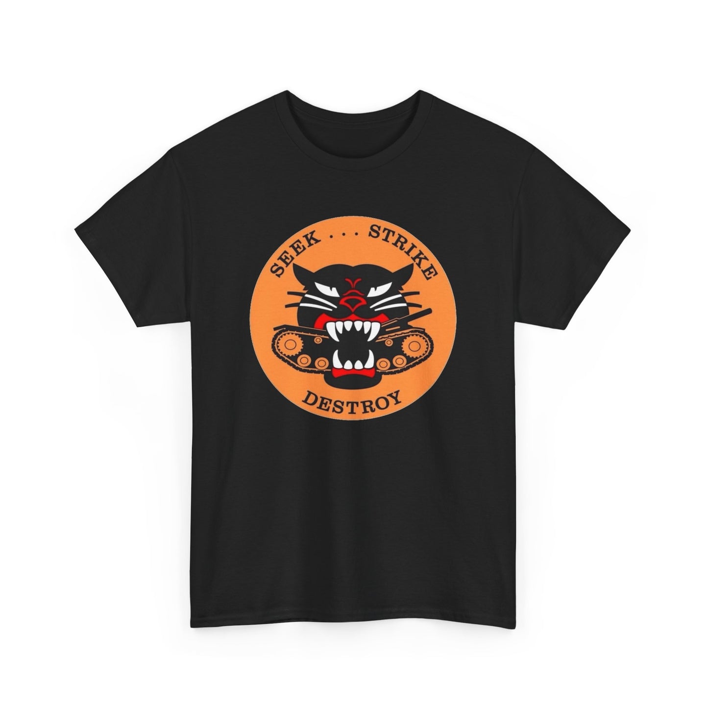Seek Strike Destroy Graphic T Shirt NEW Unisex Heavy Cotton Tee
