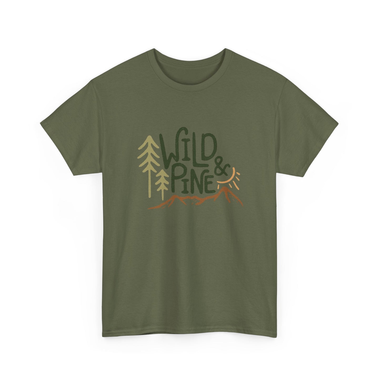 Wild And Pine Outdoors Graphic T Shirt NEW ADULT