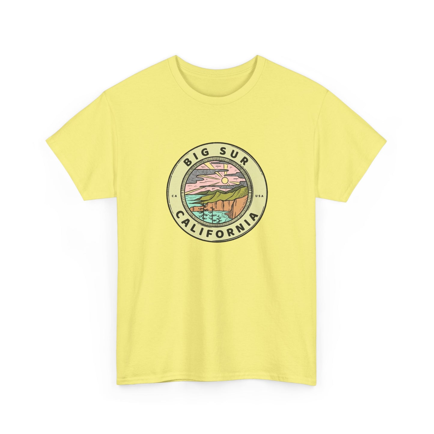 Big Sur California Graphic T Shirt NEW Adult Tee