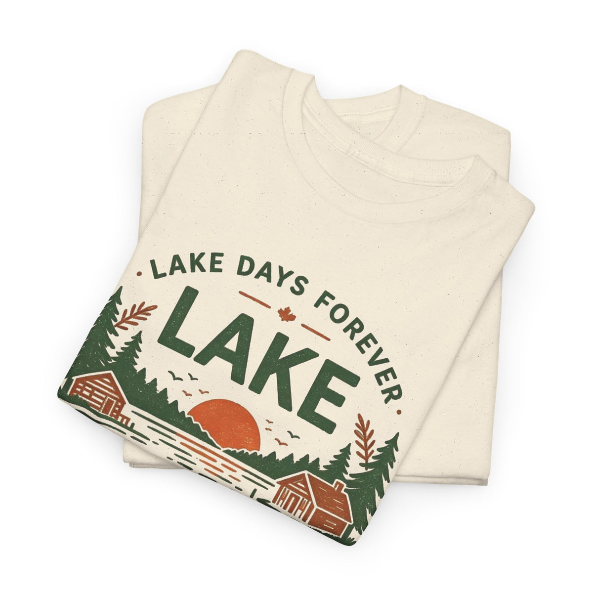 Ontario Cabin Lake T-Shirt | Lake Days Forever, No Phones Just Pine Trees Men's Graphic T Shirt