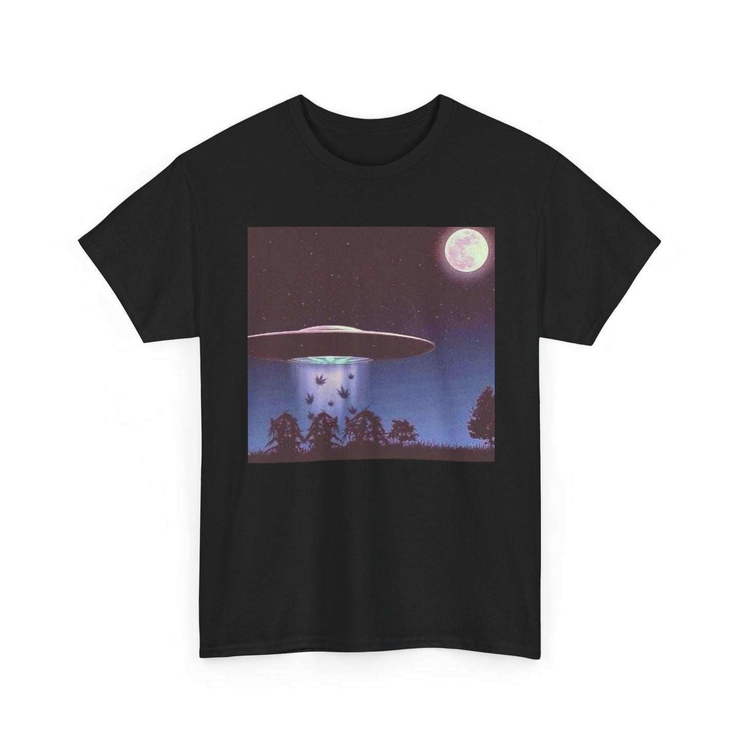 Alien Weed Abduction Funny Graphic T Shirt ADULT NEW Heavy Cotton Tee