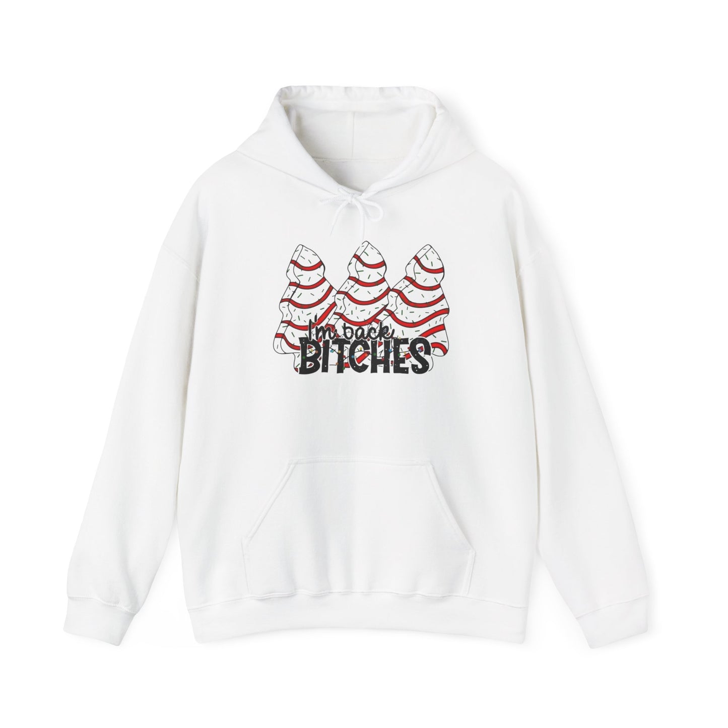 Christmas Tree Cakes Funny Graphic Hoodie Unisex Heavy Blend™ Hooded Sweatshirt
