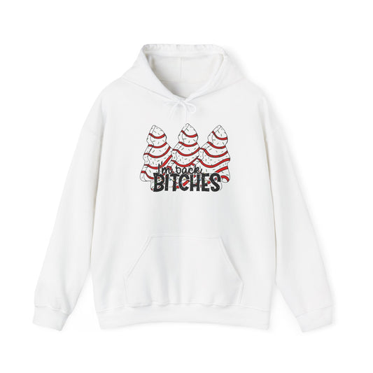 Christmas Tree Cakes Funny Graphic Hoodie Unisex Heavy Blend™ Hooded Sweatshirt