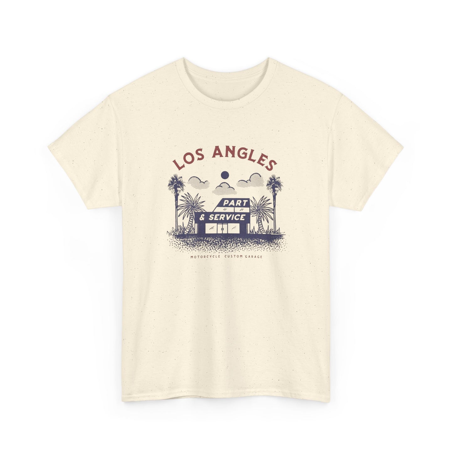 Los Angeles Motorcycle Shop Graphic T Shirt ADULT NEW