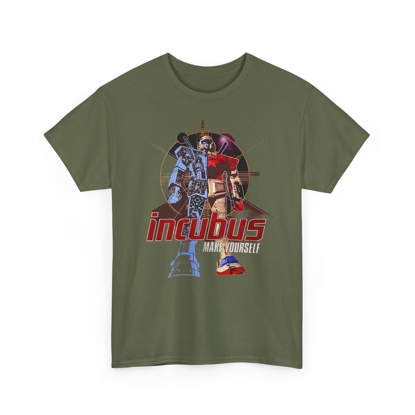 Incubus T-shirt vintage rock band retro metal Unisex Heavy Cotton Tee
