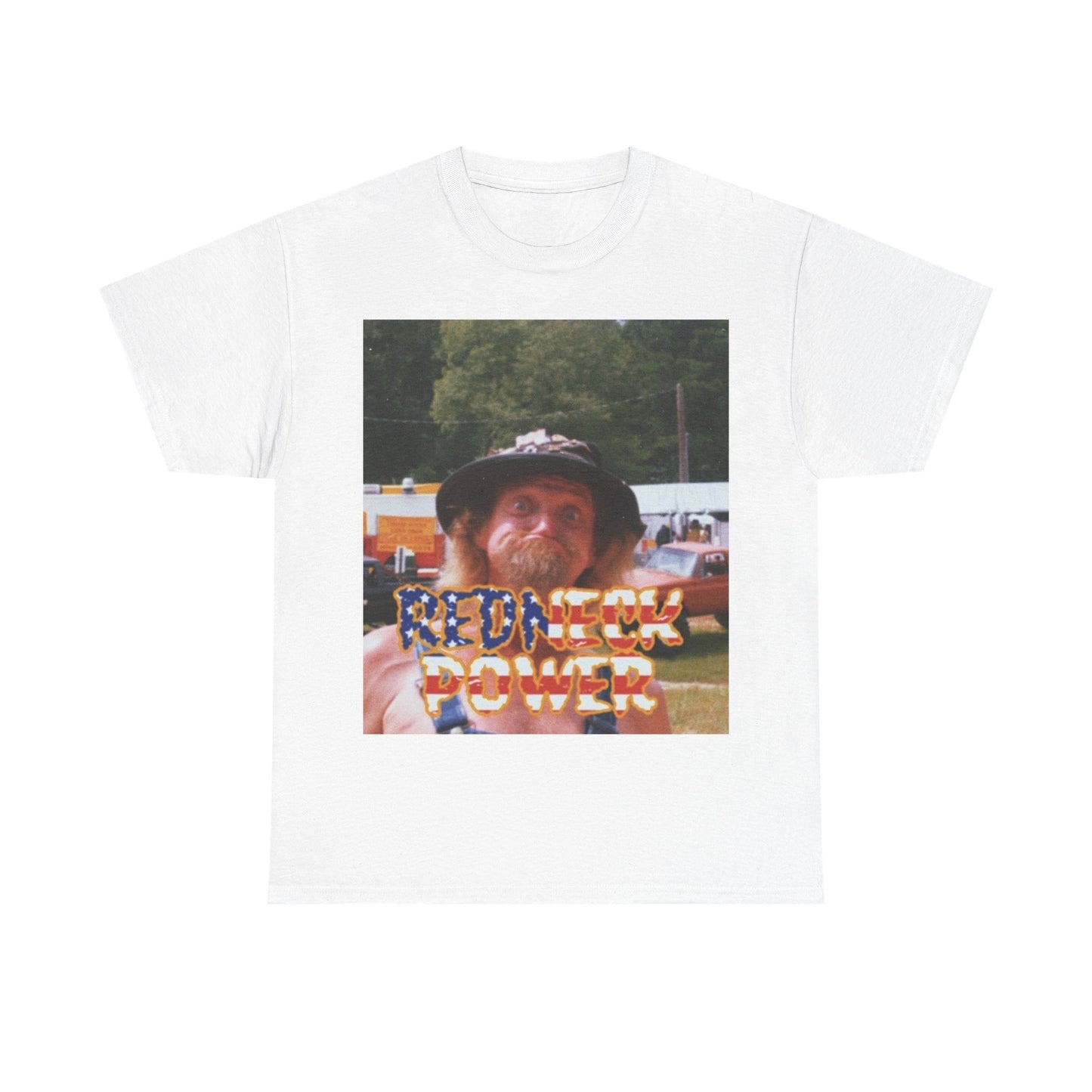 Redneck Power Funny Graphic T Shirt Unisex Heavy Cotton Tee GIFT