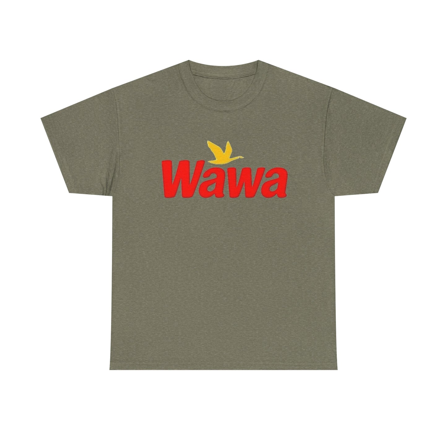 Wawa Funny Gas Station Graphic T Shirt Unisex Heavy Tee NEW