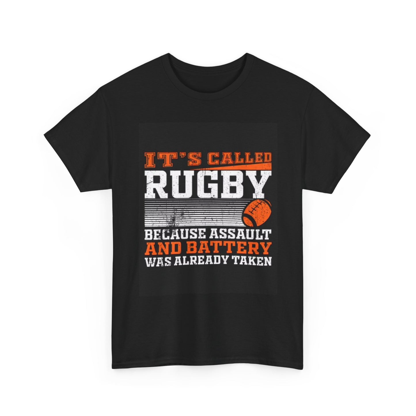 Its Called Rugby Shirt Funny Football Graphic Jokes Unisex Heavy Cotton Tee