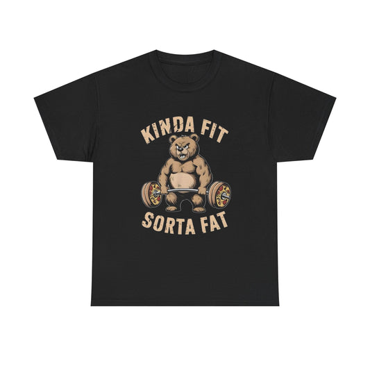 Kinda Fit Sorta Fat Graphic T Shirt NEW ADULT TEE Cotton