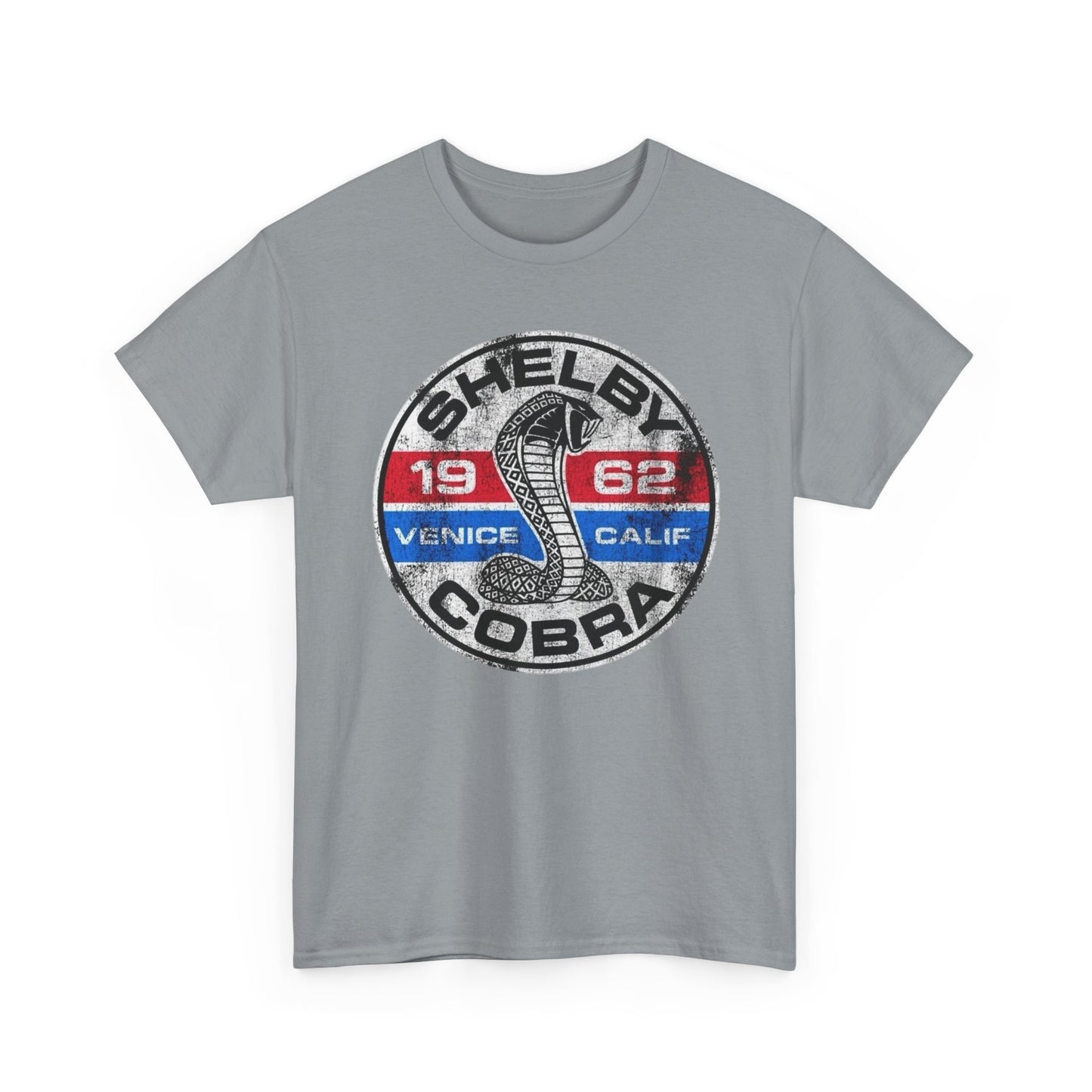 Shelby Cobra Racing Graphic T Shirt Unisex Heavy Cotton Tee