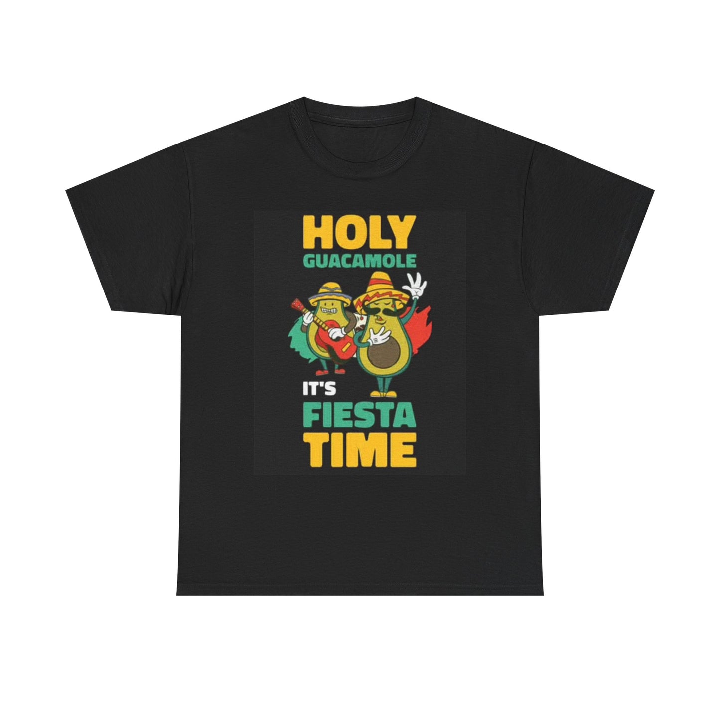Fiesta Time Shirt Funny Mexican Food Graphic Unisex Heavy Cotton Tee