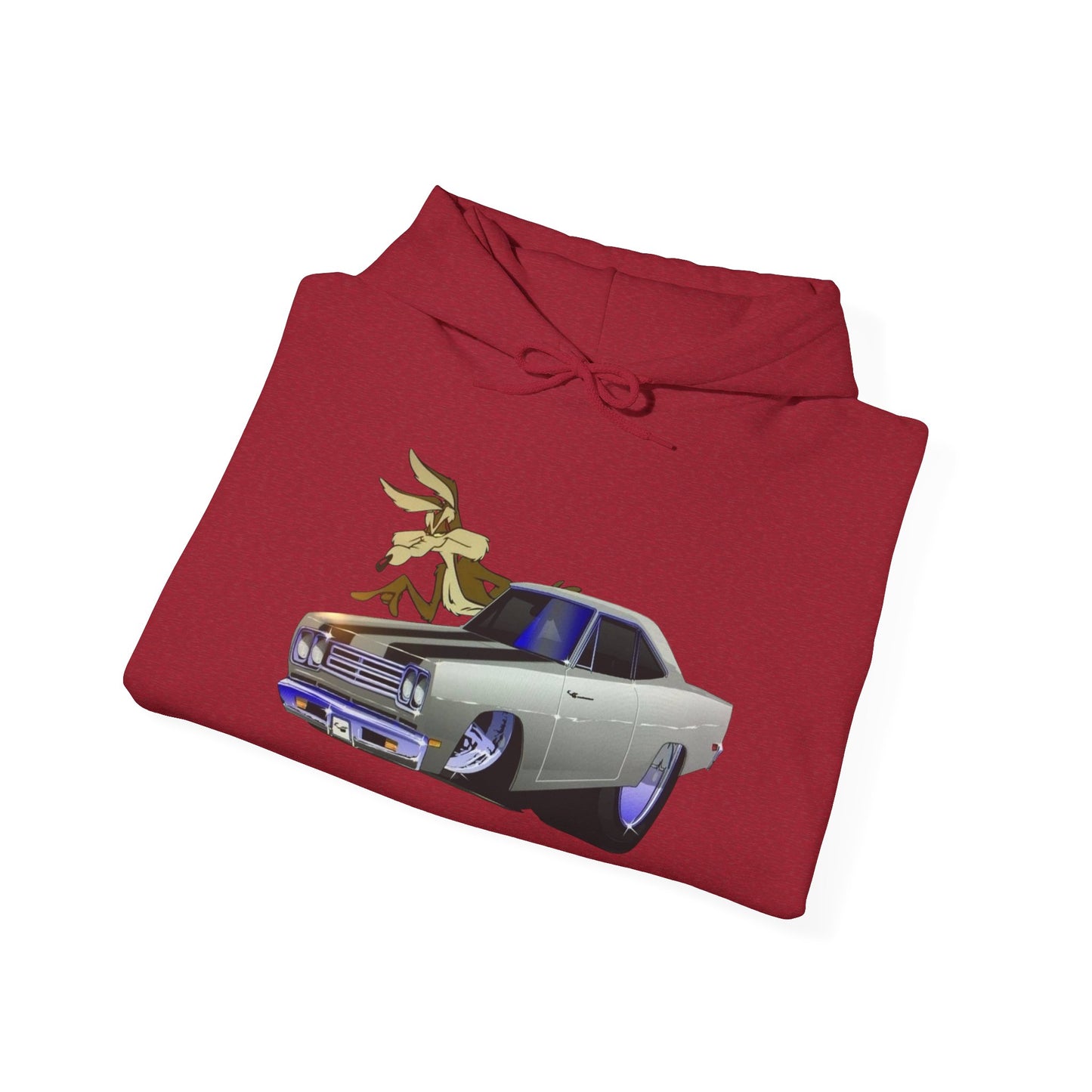 Plymouth Roadrunner Classic Graphic Hoodie NEW Unisex Heavy Hooded Sweatshirt