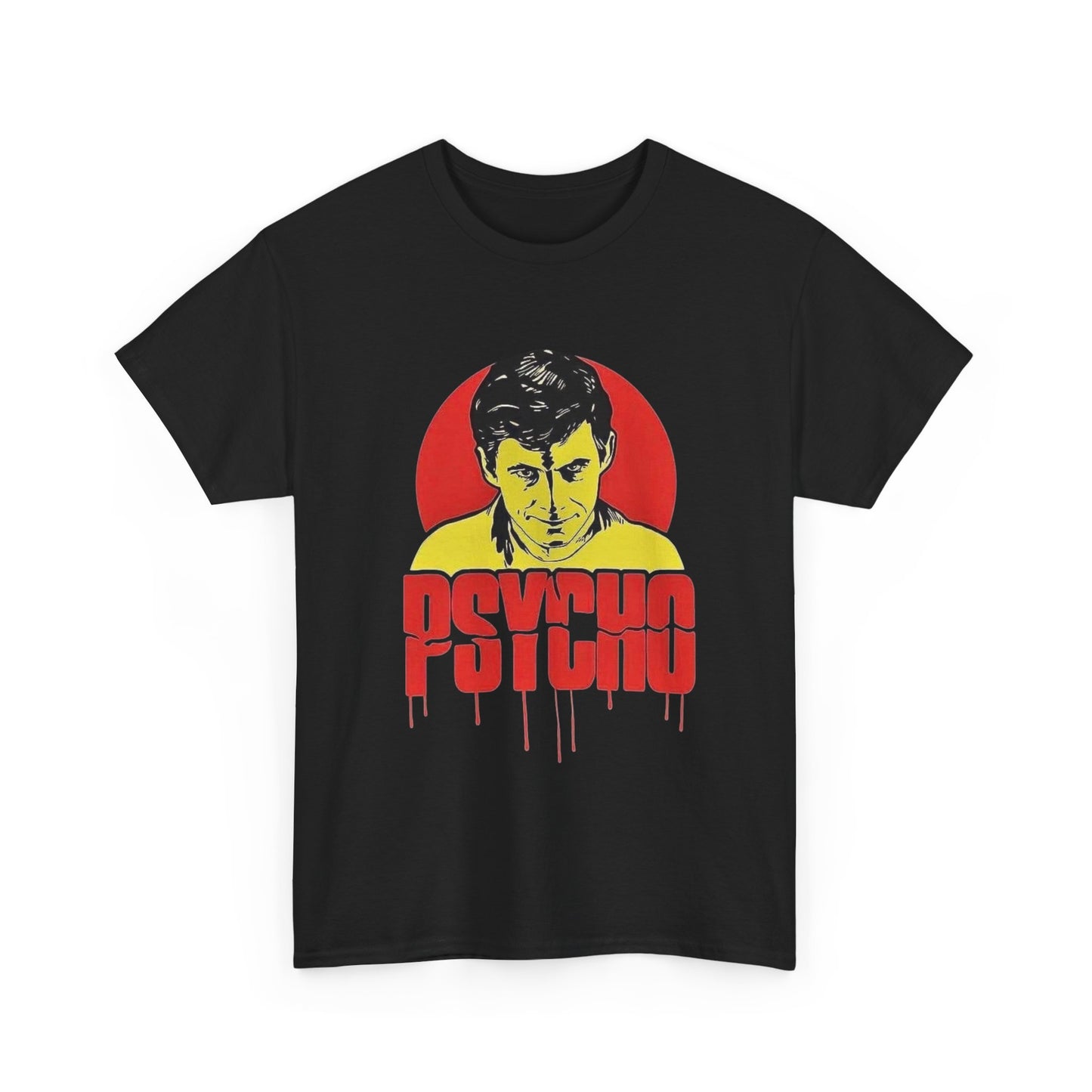 Psycho Vintage Graphic T Shirt Unisex Heavy Cotton Tee