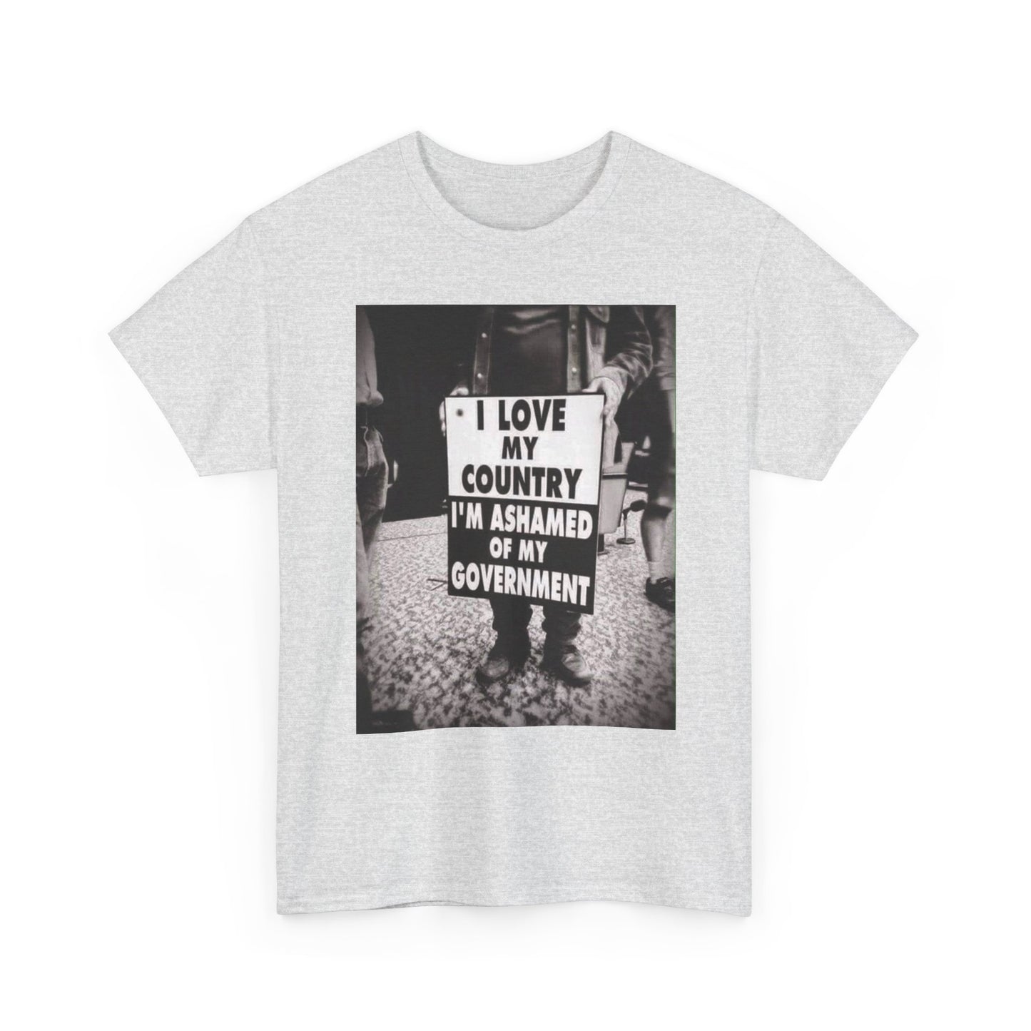 I Love My Country Vintage Graphic T Shirt Unisex Heavy Cotton Tee NEW