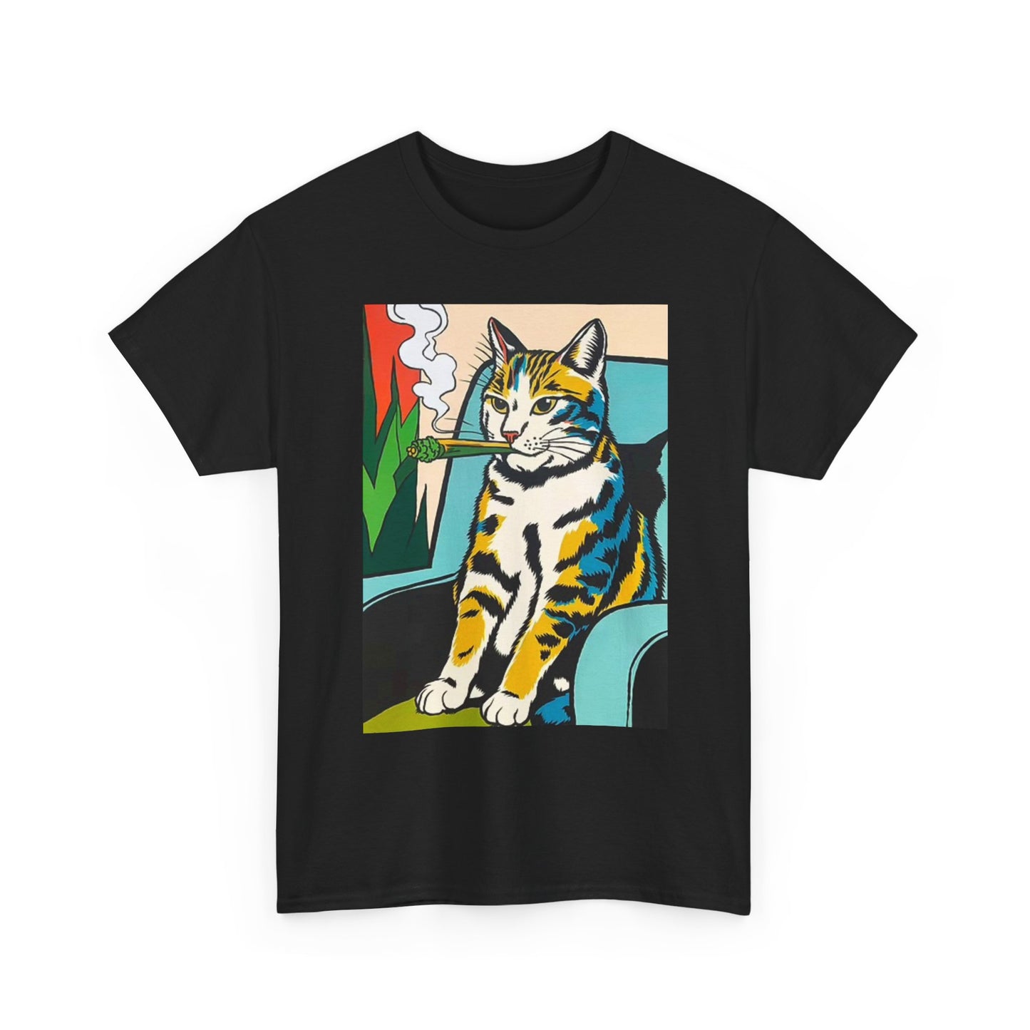 Cat Nip T Shirt Funny Pot Joint Graphic Kittens Unisex Heavy Cotton Tee