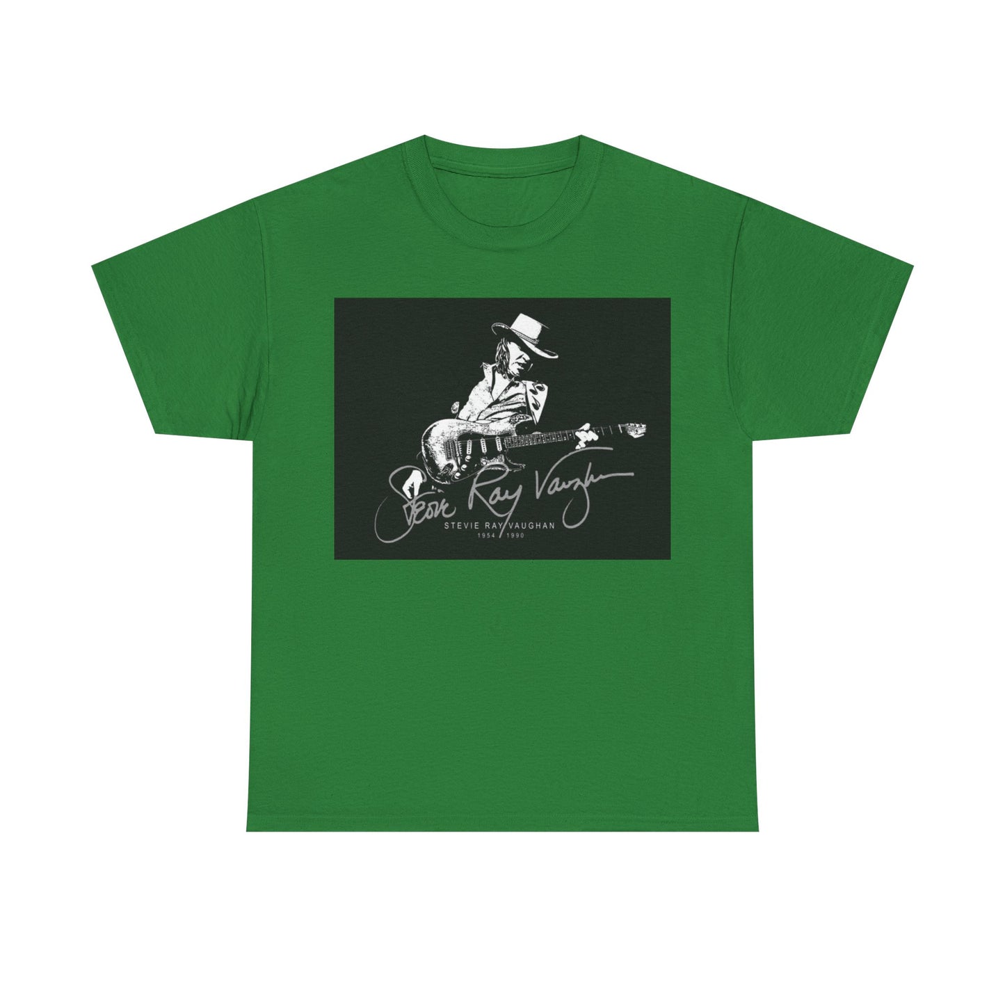Stevie ray vaughn T-shirt Vintage retro rock album Unisex Heavy Cotton Tee