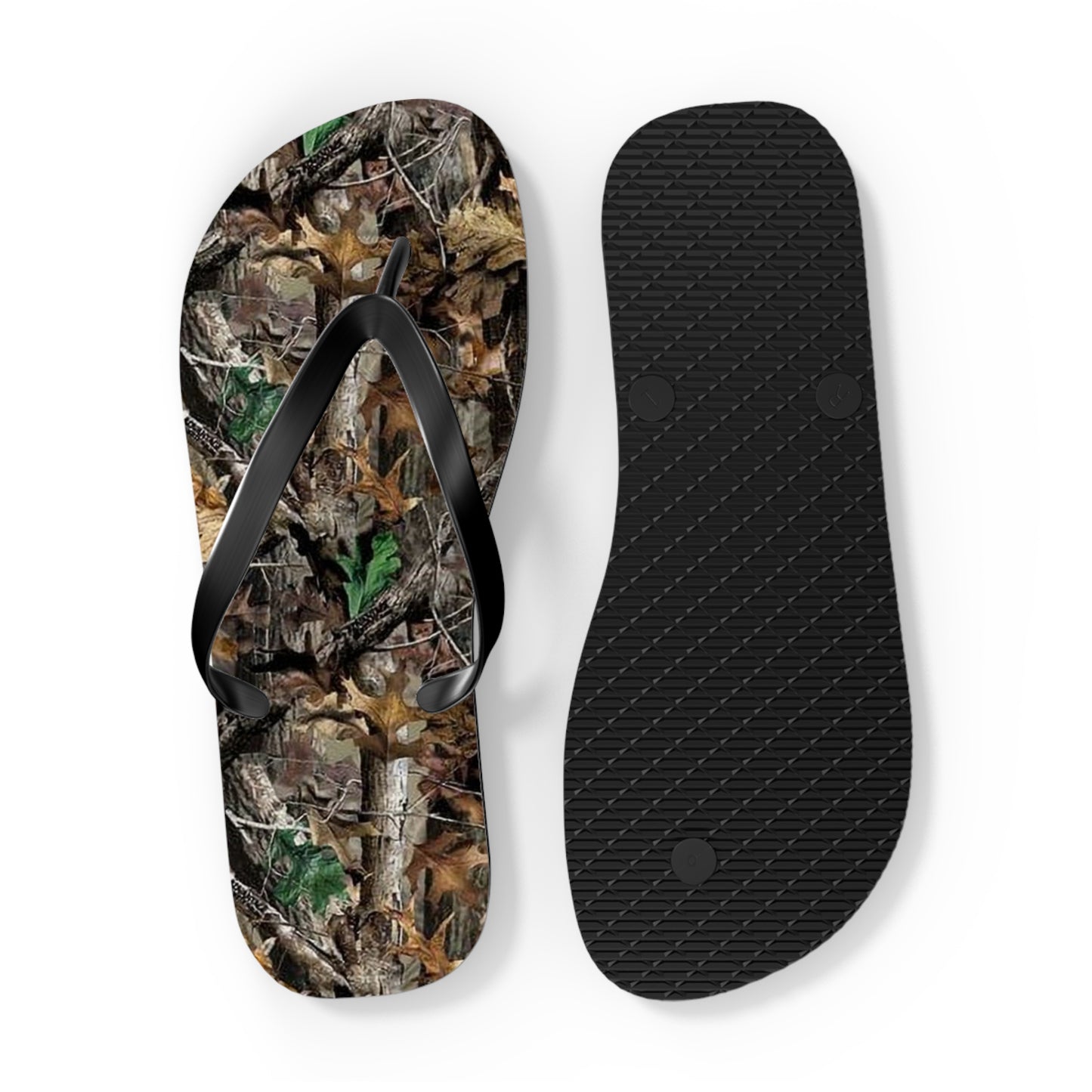 Waves And Sun Sandals Hunting Camo Summer Flip Flops Slides BRAND NEW