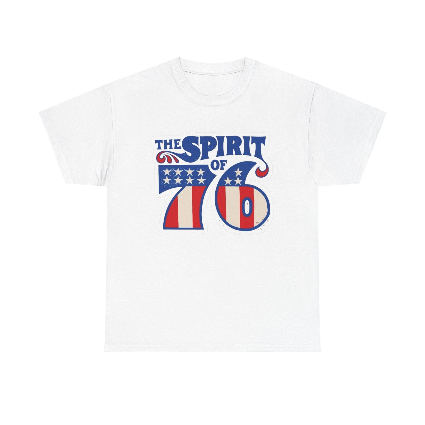 The Spirit Of 1976 Graphic T Shirt NEW Unisex Heavy Cotton Tee