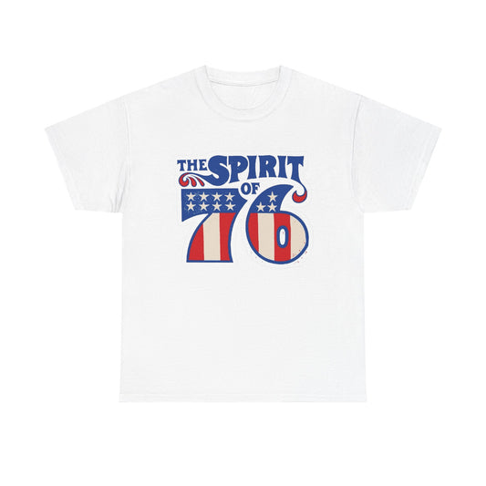 The Spirit Of 1976 Graphic T Shirt NEW Unisex Heavy Cotton Tee