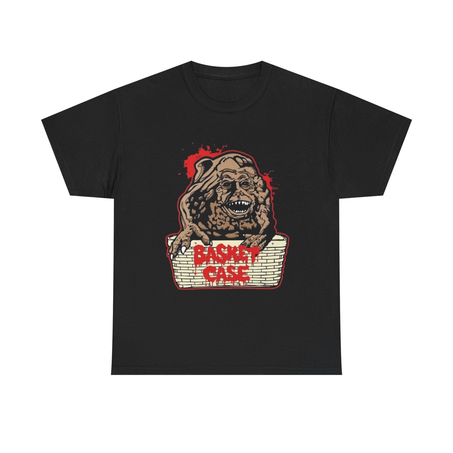 Basket Case Monster Graphic T Shirt Unisex Heavy Cotton Tee Gift