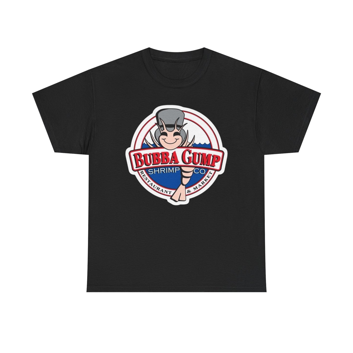 Bubba Gump Shrimp Graphic T Shirt Unisex Heavy Cotton Tee